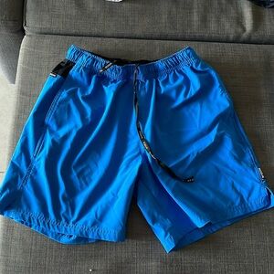 Medium, blue rogue mens shorts!